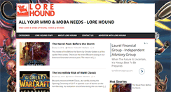 Desktop Screenshot of lorehound.com