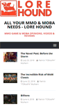 Mobile Screenshot of lorehound.com